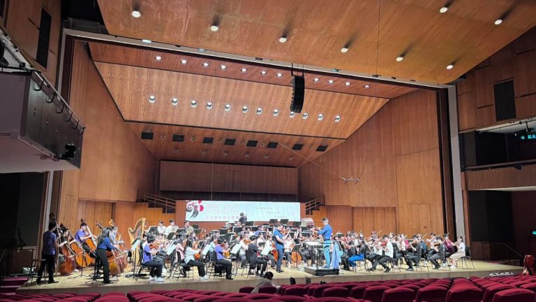 2023年亞洲青年管弦樂團香港站第二晚演出前綵排（圖片來源：亞洲青年管弦樂團 Facebook）