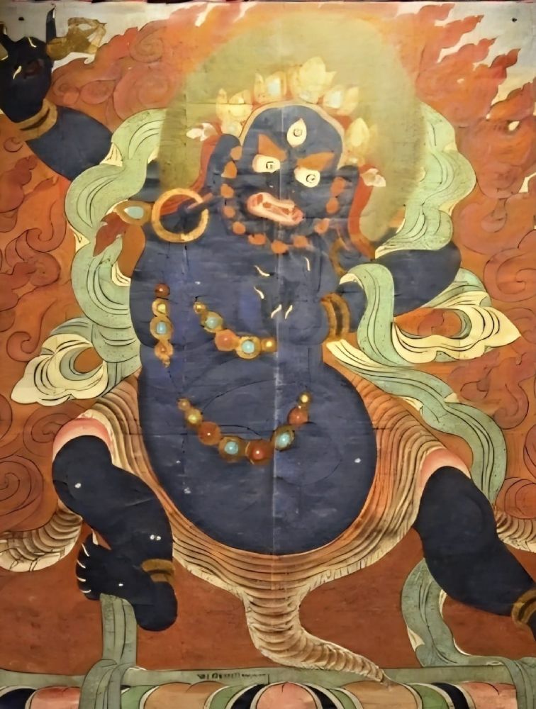 其他忿怒尊，金剛手菩薩忿怒相