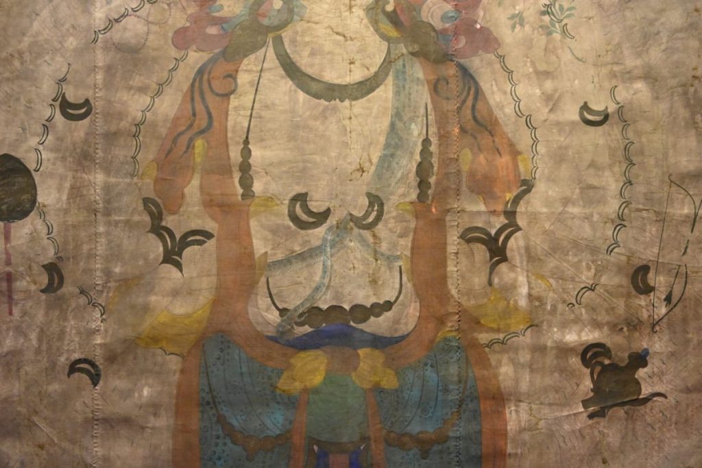 觀音菩薩局部，千手千眼，每手掌心各有一眼